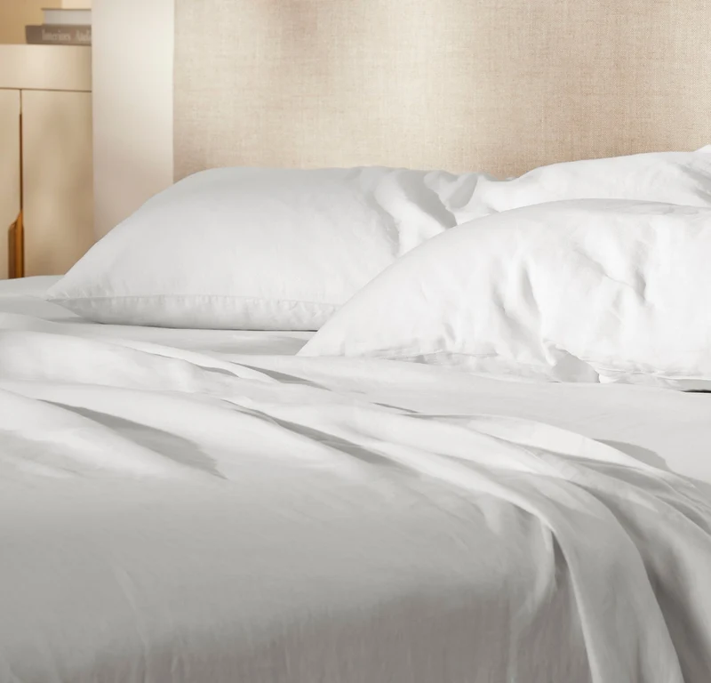 Linen Sheet Set - White