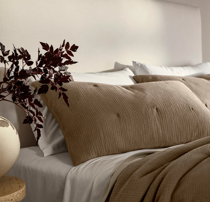 Dream Comforter Sham - Walnut
