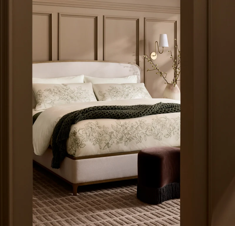 Grand Waffle Merino Wool Throw Blanket - Pine