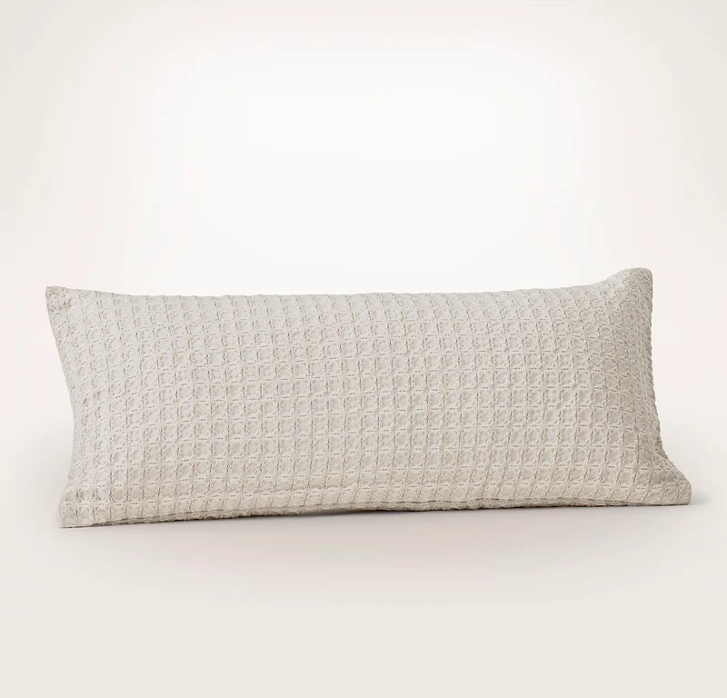 Mosaic Waffle Pillow Cover & Pillow Insert (Virtual Set)