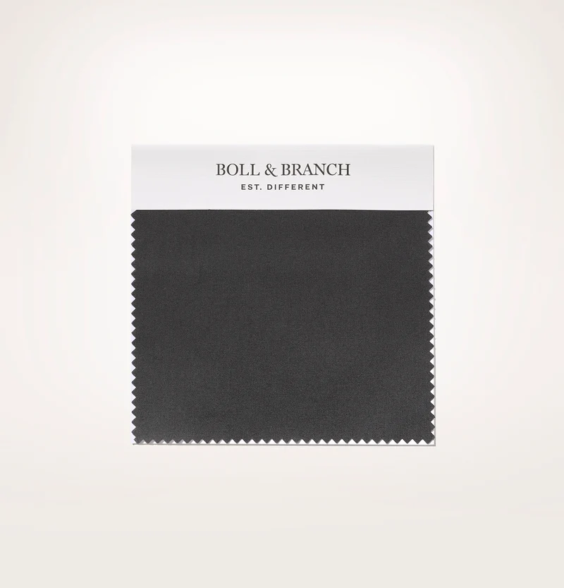 Percale Hemmed Fabric Swatch - Night
