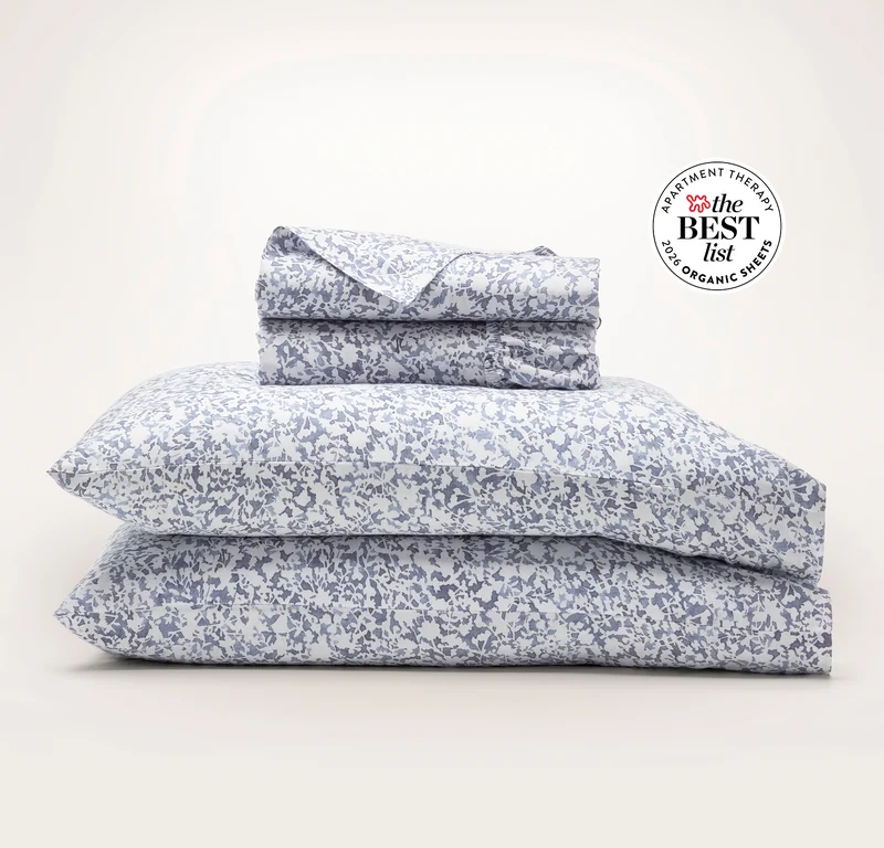 Percale Hemmed Sheet Set - Bay Garden