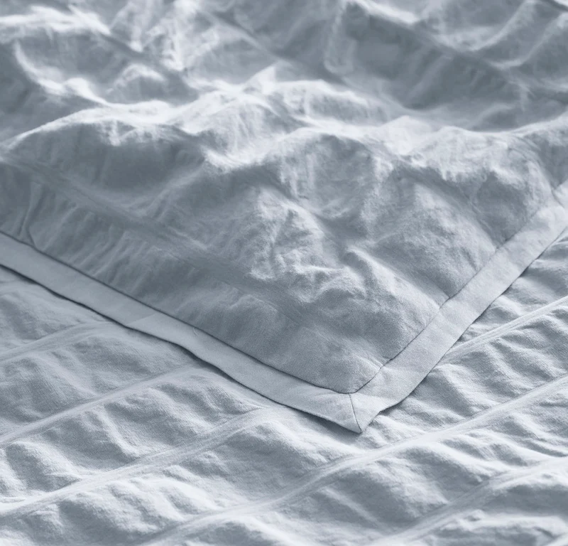 Relaxed Seersucker Duvet Set - Hydrangea