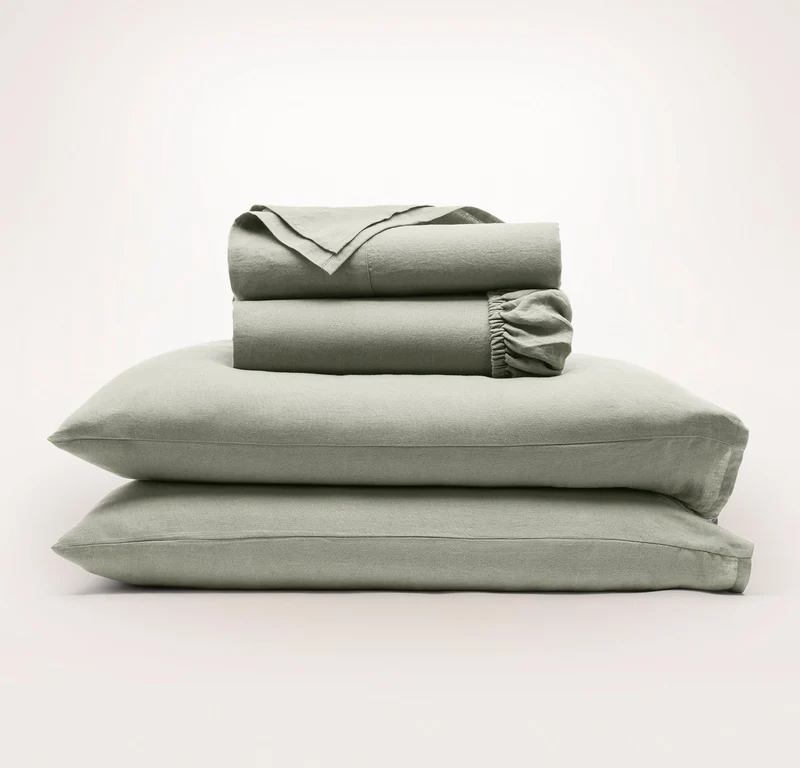 Linen Sheet Set - Sageleaf