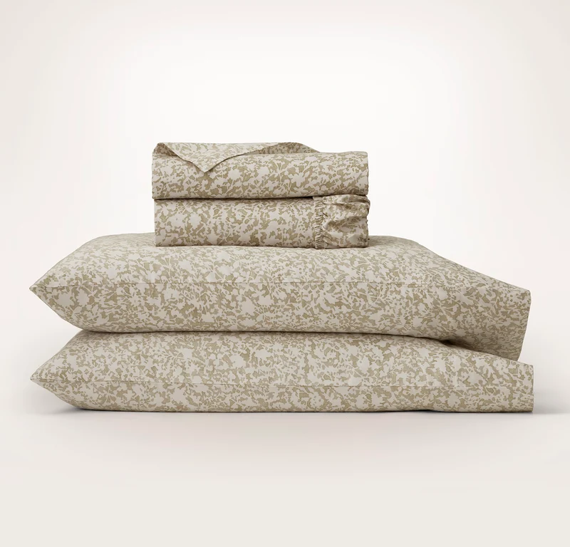 Signature Hemmed Sheet Set- Oak Garden
