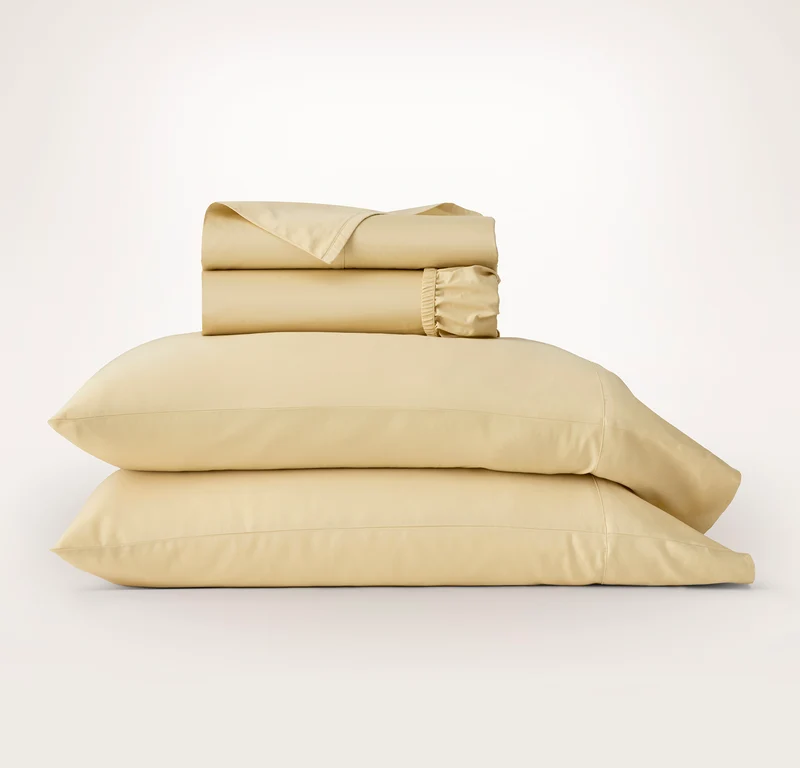 Signature Hemmed Sheet Set - Buttercup