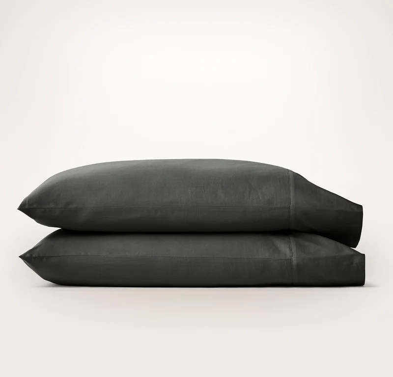 Percale Hemmed Pillowcase Set - Night