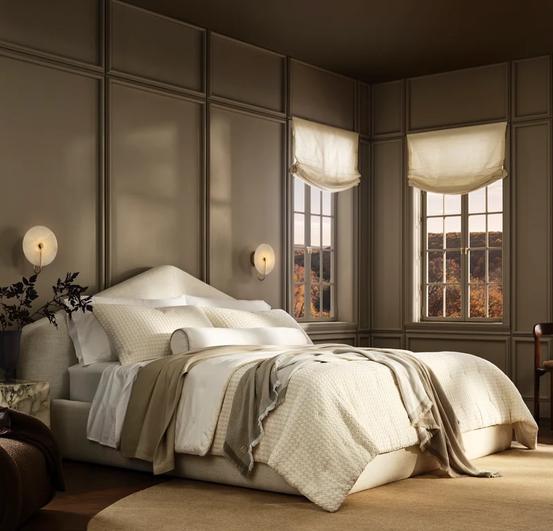 Mosaic Waffle Comforter - Cream/Oak