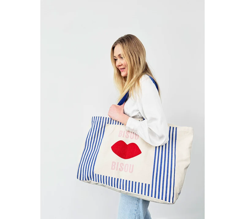 Canvas Shopper Bisou