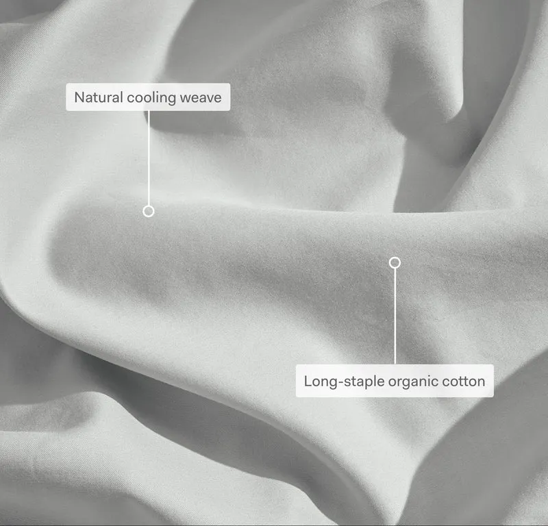 Percale Hemmed Sheet Set - Hydrangea