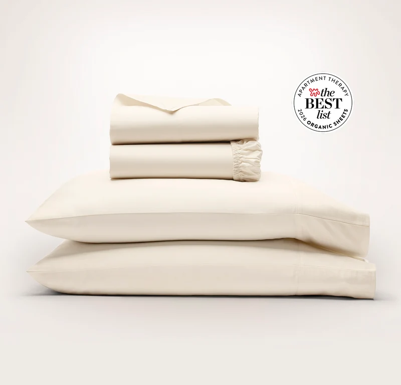 Cooling Percale Sheet Set - Natural