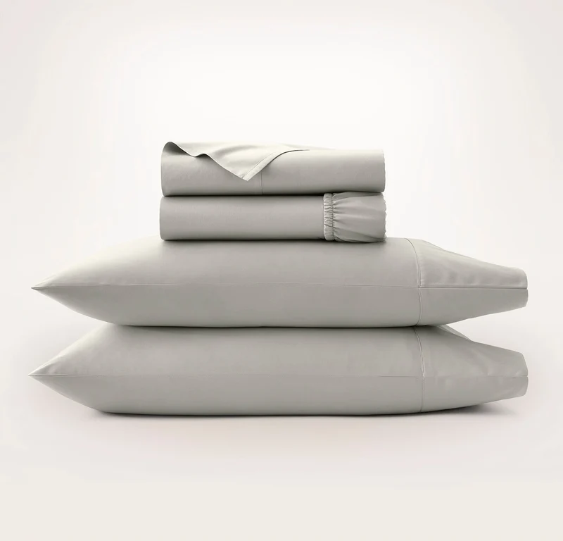 Signature Hemmed Sheet Set - Pewter