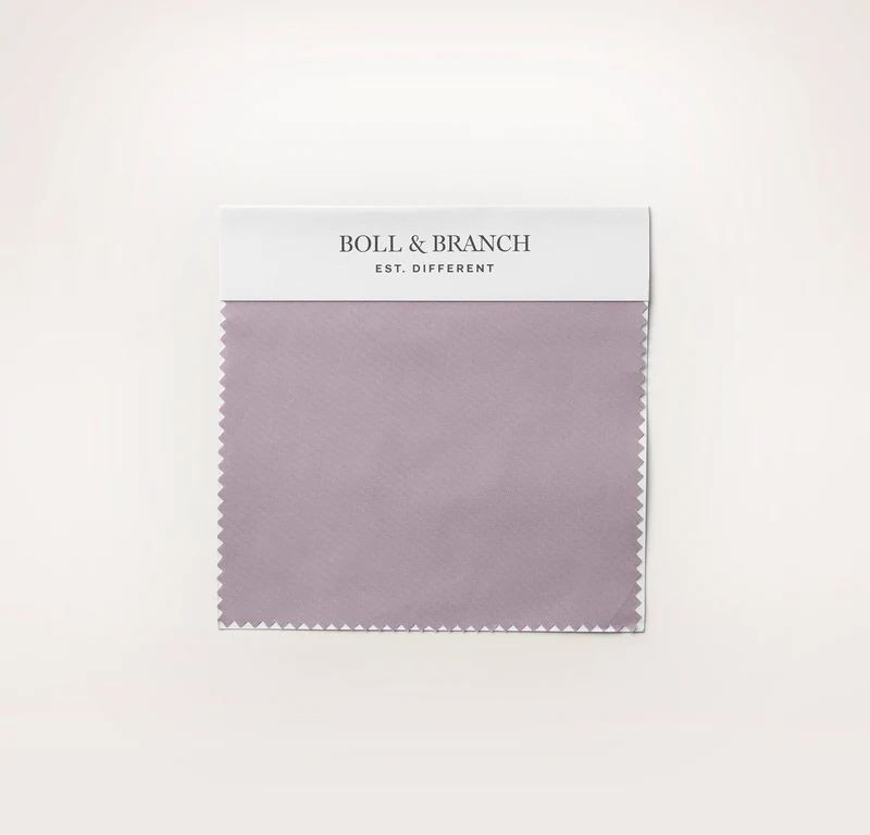 Signature Hemmed Fabric Swatch - Plum