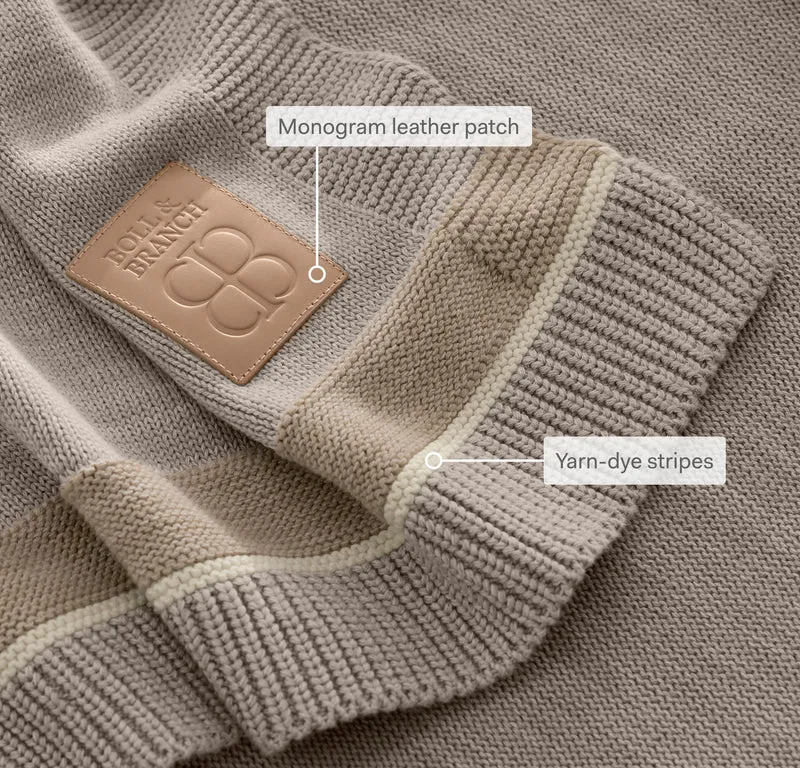 Court Knit Throw Blanket - Holly