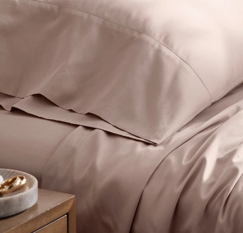 Signature Hemmed Sheet Set - Dusty Rose