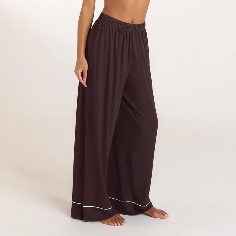 Modal Pyjama Broek - Donker Chocoladekleurig