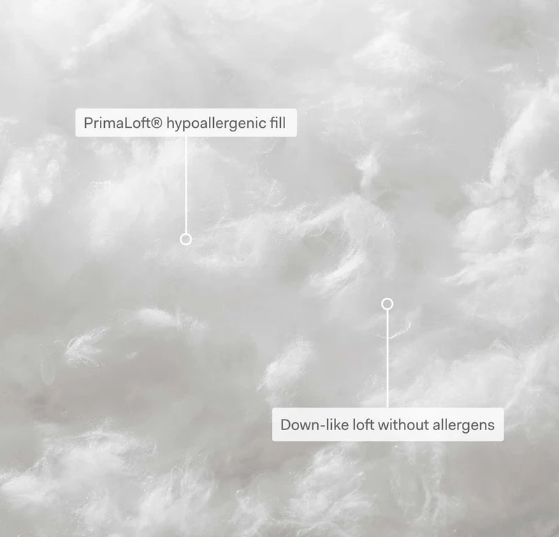 Percale Quilted Down Alternative Comforter - Cream
