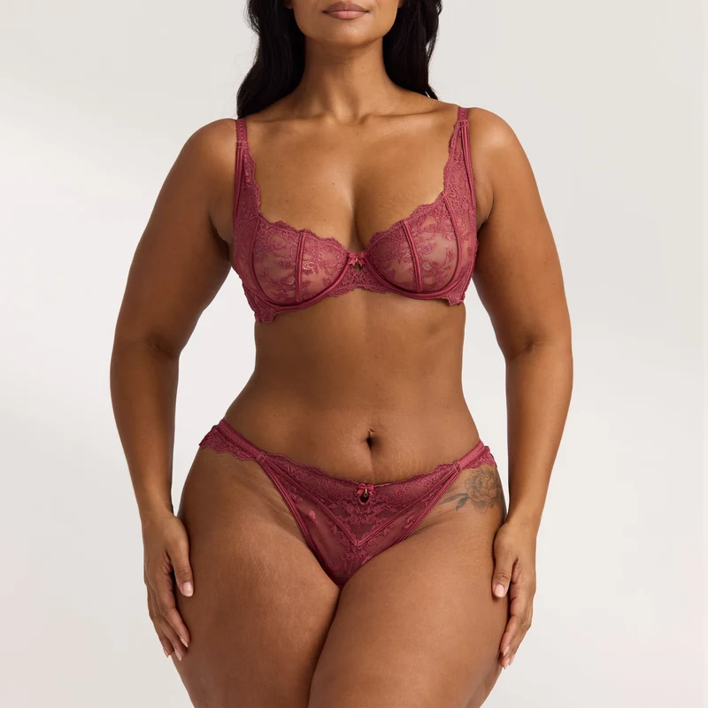 Enchant Plunge BH - Rabarberkleur