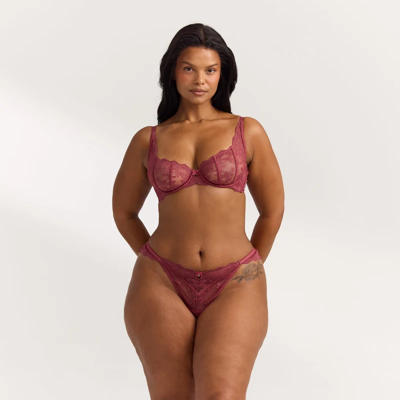 Enchant Plunge BH - Rabarberkleur