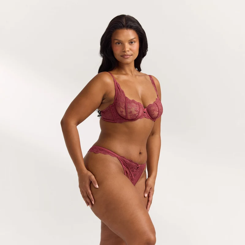 Enchant Plunge BH - Rabarberkleur