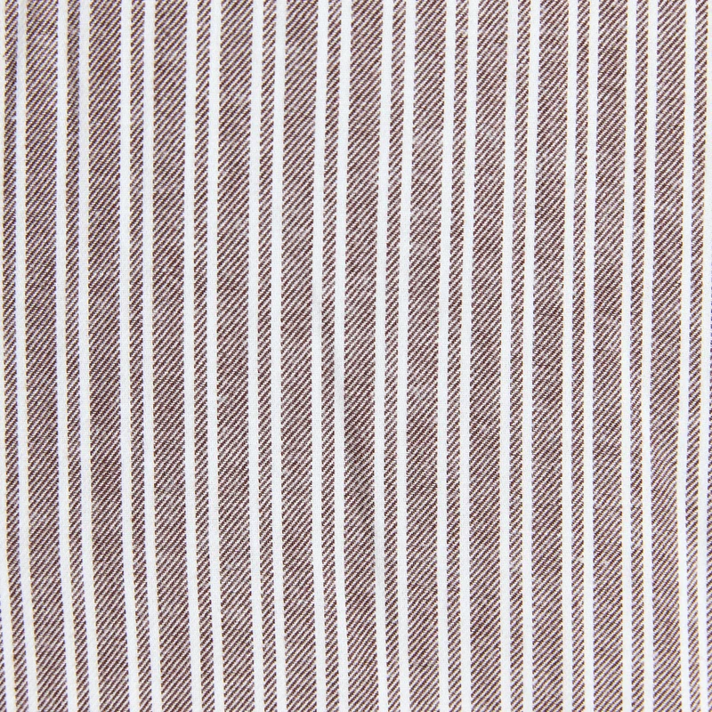 Stripe Pyjama Shirt - Chocolade