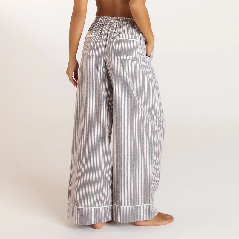 Stripe Pyjama Broek - Chocolade