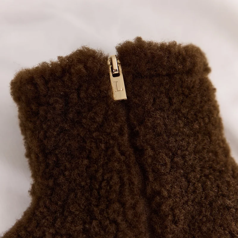 Teddy Warmwaterkruik - Donker Chocoladekleurig