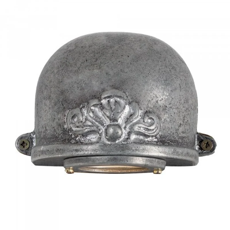 Casa Padrino Jugendstil Hofleuchte 11 x 7 x H. 9 cm - Bronze - Nostalgische Wetterfeste Außenleuchte