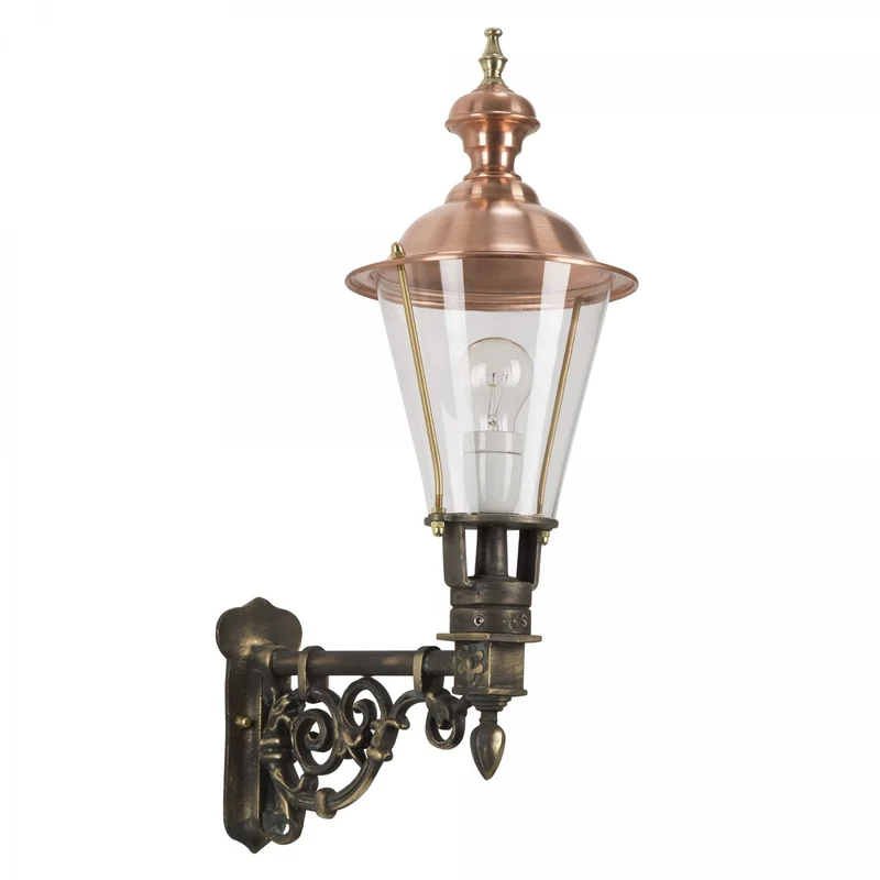 Casa Padrino Jugendstil Außenwandleuchte 22 x 40 x H. 70 cm - Verschiedene Farben - Nostalgische Wetterfeste Außenleuchte