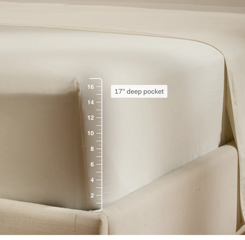 Percale Vintage Washed Sheet Set - Vintage Shore