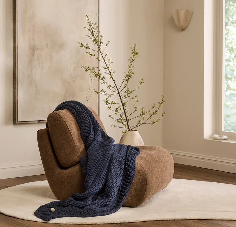 SuperLoop Throw Blanket - Coastal Navy
