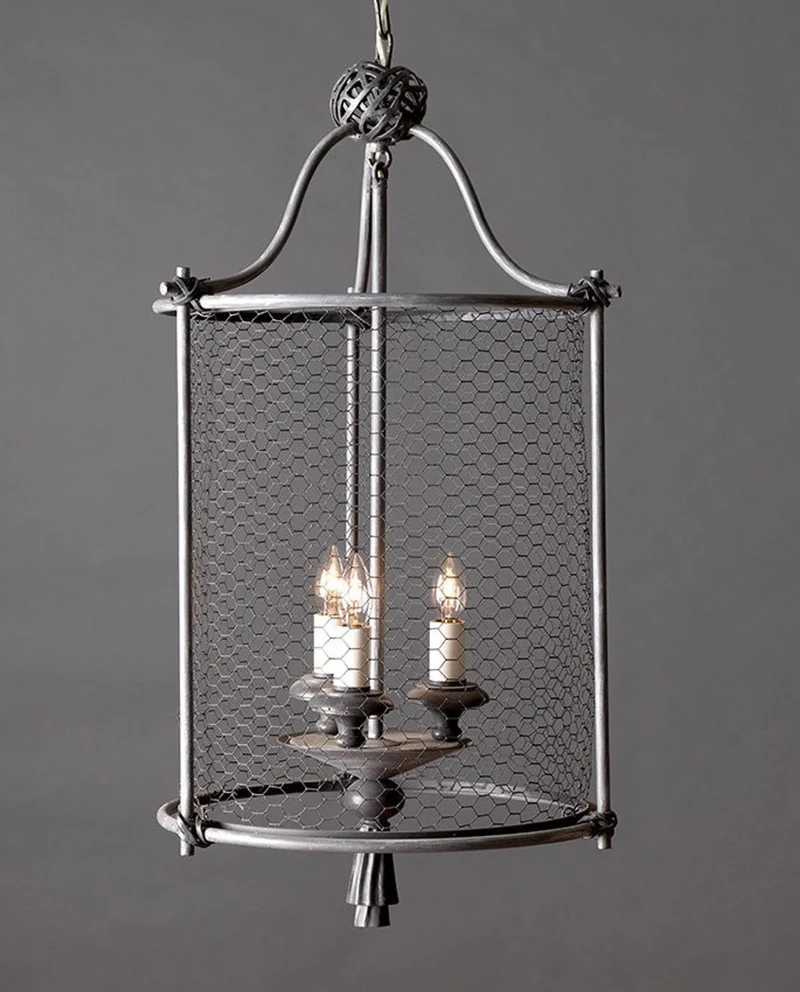 Casa Padrino Luxus Kronleuchter Grau Ø 50 x H. 85 cm - Handgefertigter Kronleuchter aus Schmiedeeisen - Luxus Kollektion - Edel & Prunkvoll