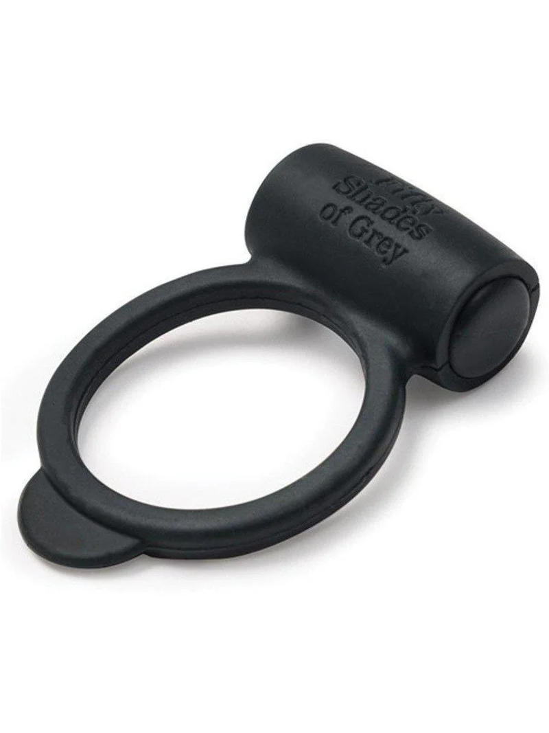 Fifty Shades of Grey Yours and Mine Trillende Cockring - Waterdicht, Siliconen, Clitorisstimulatie