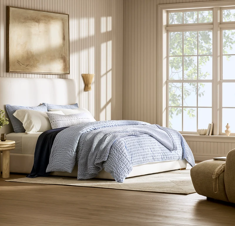 Tideline Pillow Cover (Lumbar) - Shore/Coastal Navy