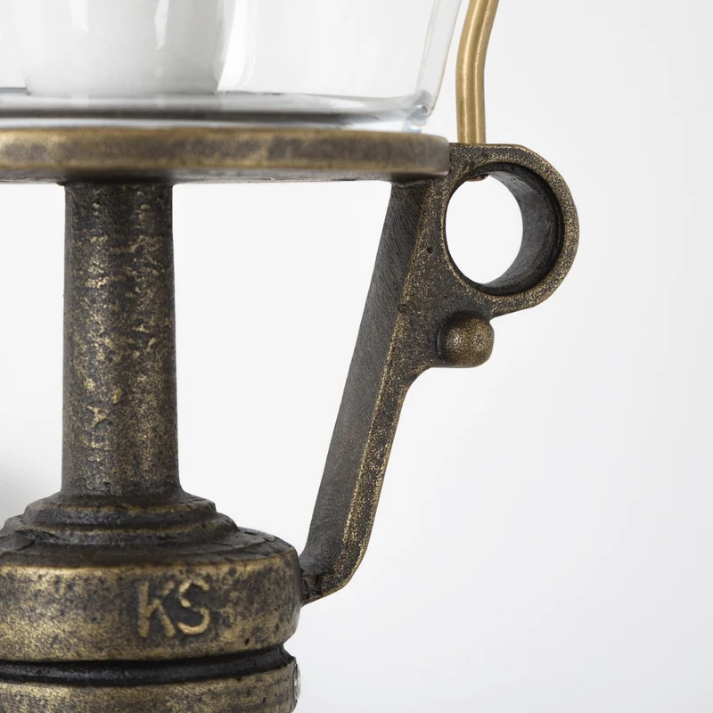 Casa Padrino Jugendstil Außenwandleuchte 29 x 46 x H. 86 cm - Bronze - Nostalgische Wetterfeste Außenleuchte