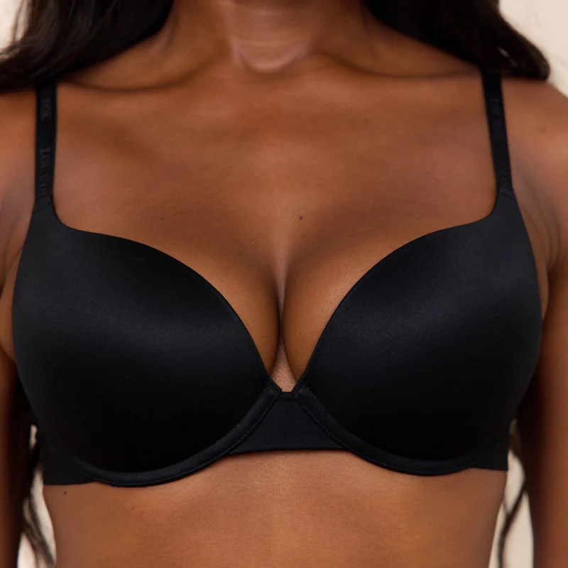 Everyday Hoge Push-Up BH - Zwart
