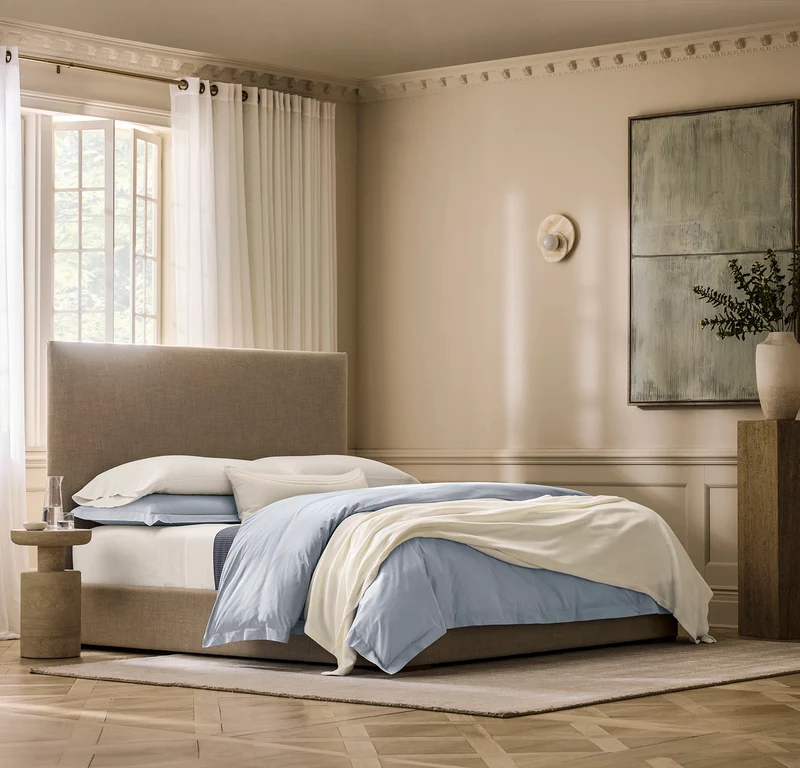 Cooling Bed Blanket - Cream - Lightweight