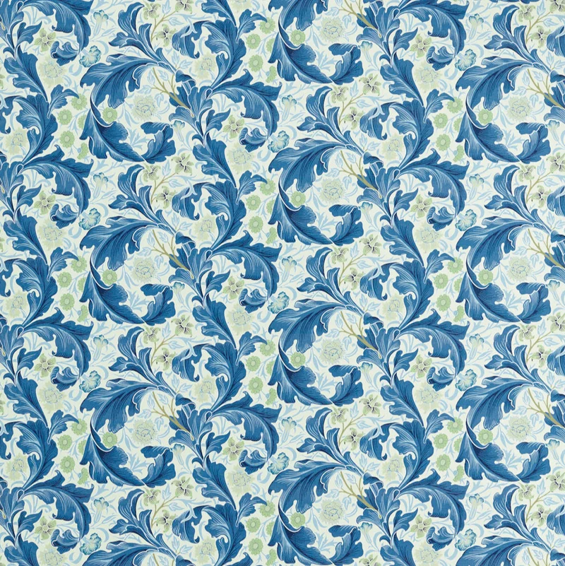 Baumwollstoff Leicester - blau