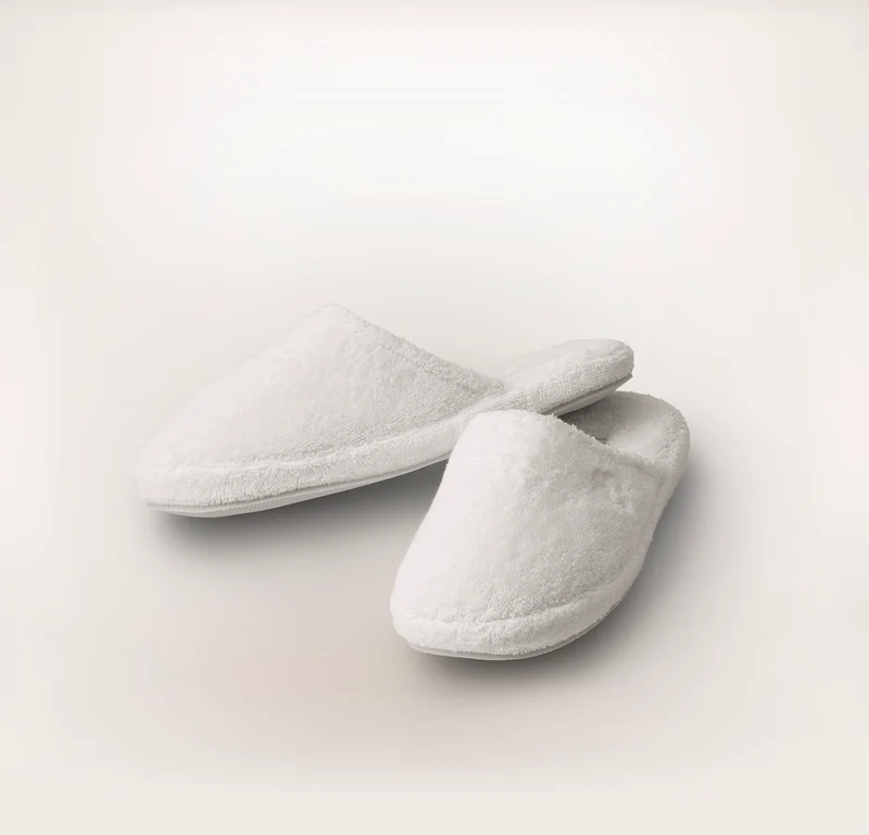 Turkish Ultra Plush Slippers - White