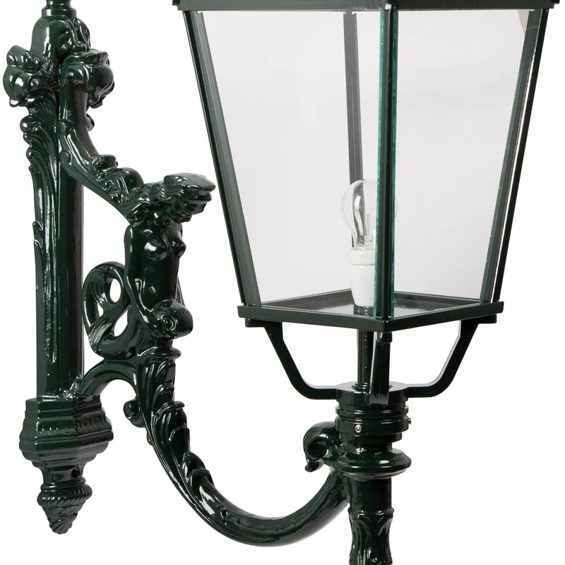 Casa Padrino Jugendstil Außenwandleuchte 35 x 59 x H. 104 cm - Verschiedene Farben - Nostalgische Wetterfeste Außenleuchte