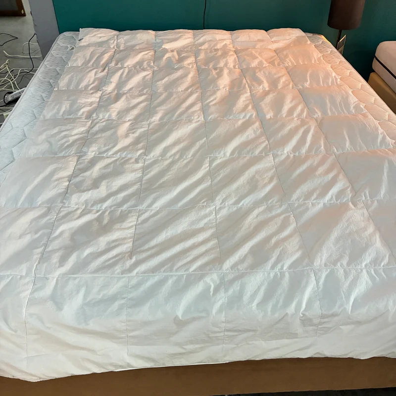 Bettdecke 135x200 Daunenbettdecke Kassettendecke Einziehdecke Weiß Decke Gebraucht