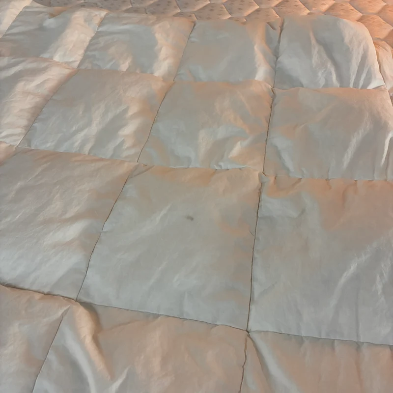 Bettdecke 135x200 Daunenbettdecke Kassettendecke Einziehdecke Weiß Decke Gebraucht
