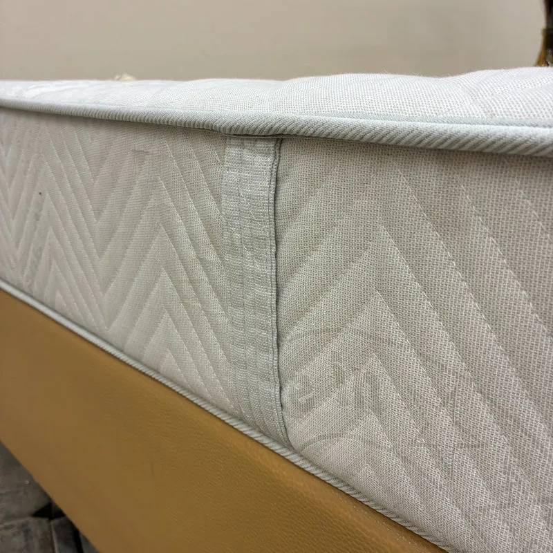 FBF Boxspringbett 100x200 Beige inkl Federkern Matratze Bett Gebraucht