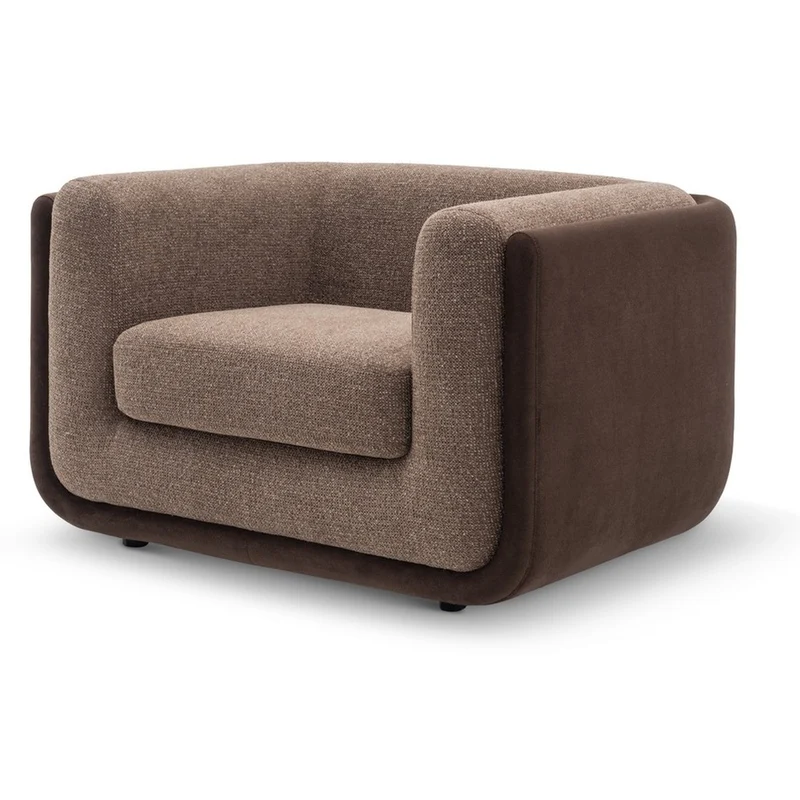 Casa Padrino Luxus Sofa 111.5 x 89 x H. 70 cm - Sofa mit Stoffbezug - Moderne Wohnzimmer Möbel - Luxus Qualität