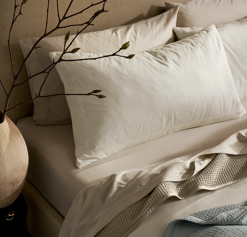 Signature Vintage Washed Comforter Set - Vintage Cream