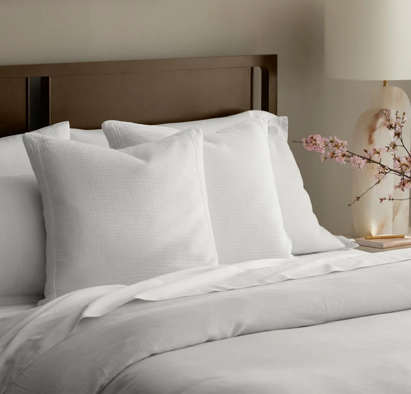 Dream Euro Sham (25x25) - White