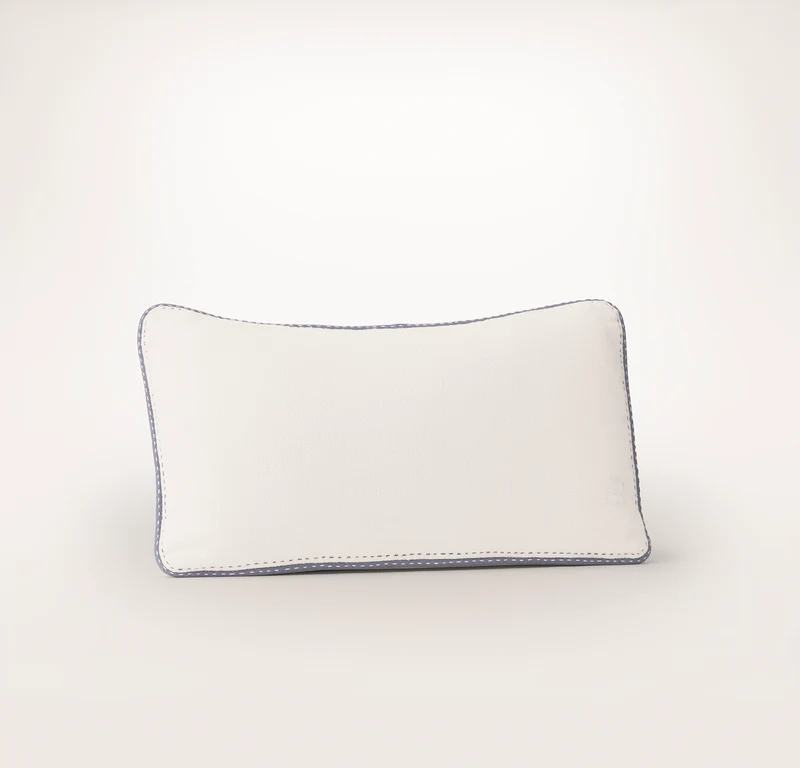 Threadmark Pillow Cover (Petite Lumbar) - Soft White/Melange Bay