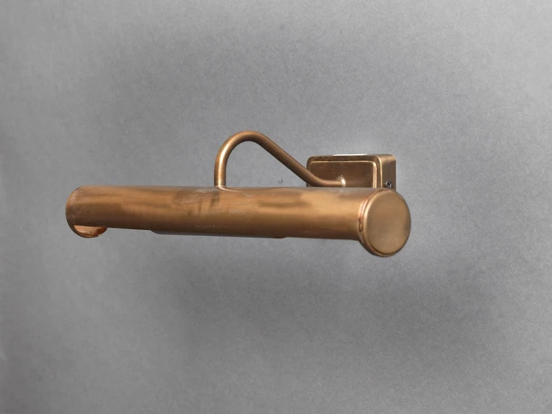 Casa Padrino Luxus Bilderleuchte Messing Brüniert B. 35 x T. 20 cm - Handgefertigte Bilderleuchte aus Messing - Luxus Kollektion - Edel & Prunkvoll