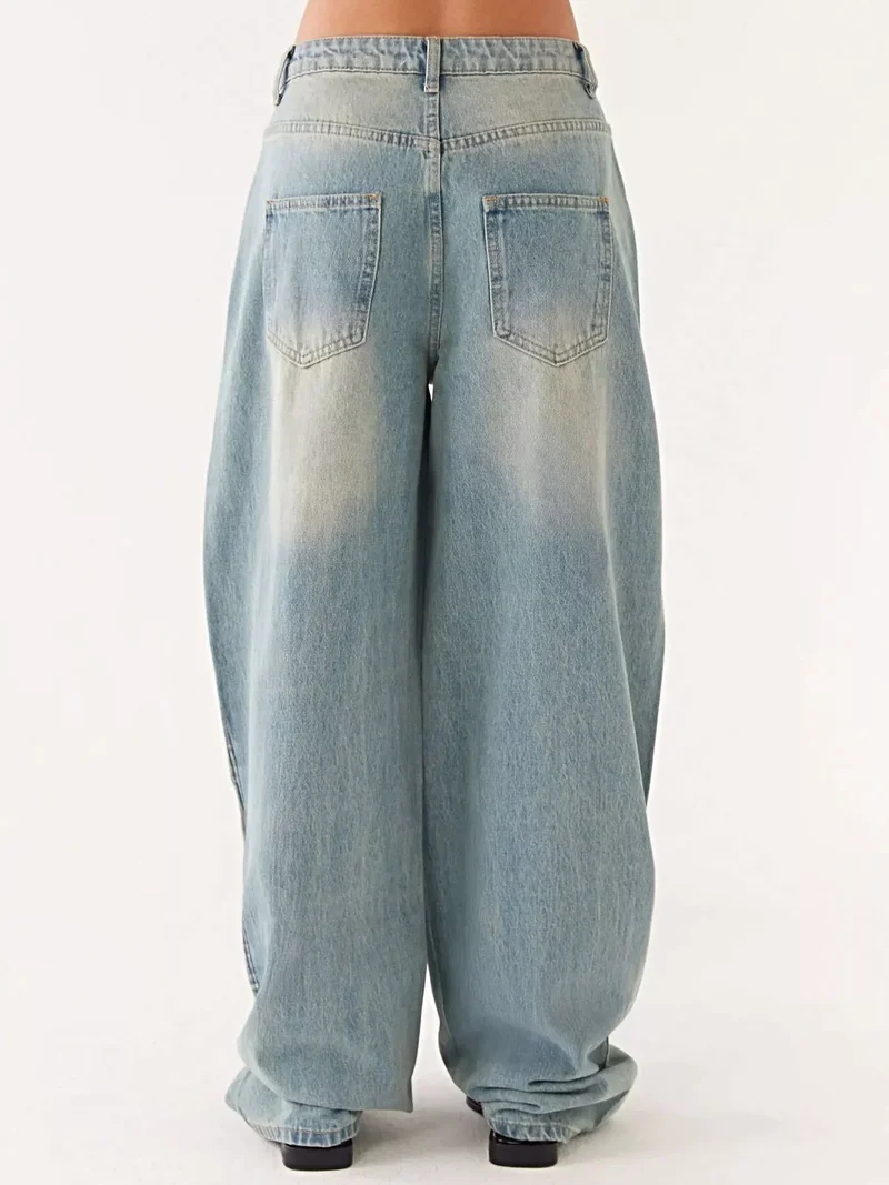 Stijlvol spijkerjasje met knoopsluiting en jeansset - Tweedelig ensemble van katoenmix