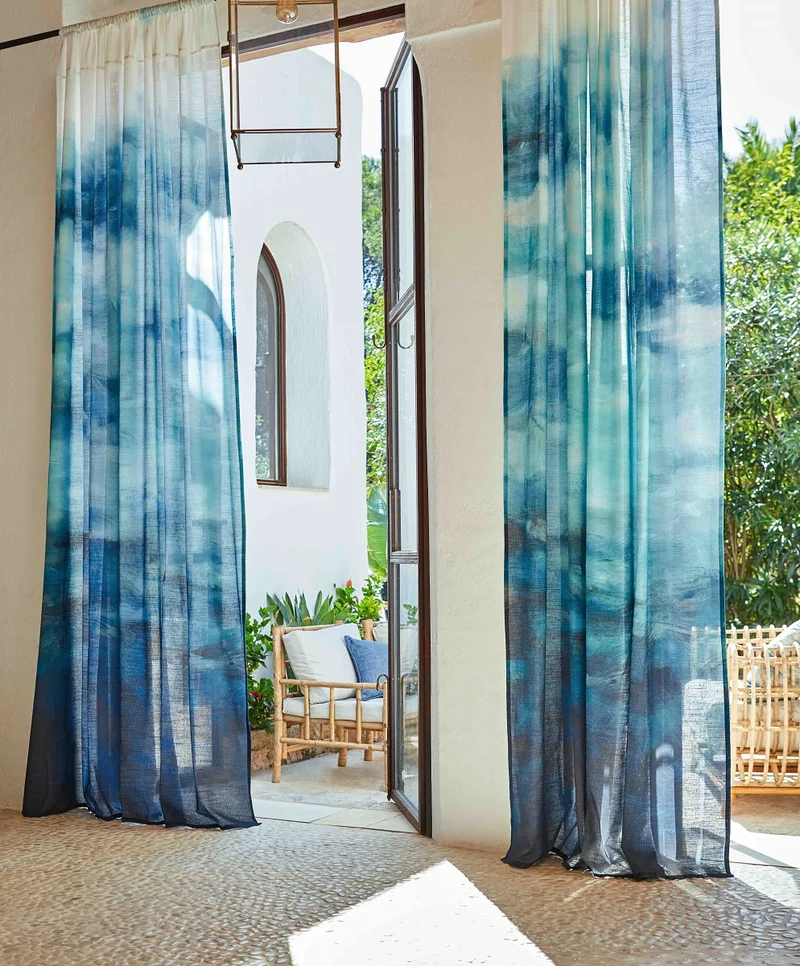 Gardinenstoff African Horizon - linen 292 cm